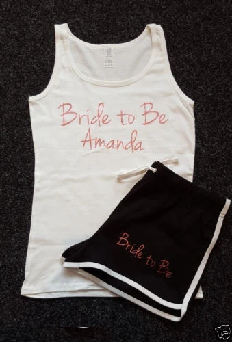 bridesmaid shorts and tanks