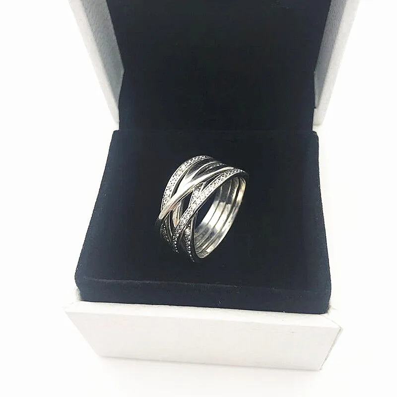 

NEW! Perfect Charm Engraved Silver S925 charm ring women jewelry Teardrop Silhouette Rings women gifts,1pz