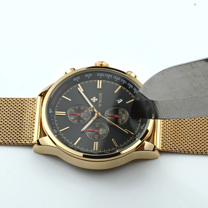 Relogio Masculino 2022 New Gold Chronograph Wristwatches Mens Watch Top Brand Luxury Waterproof Stainless Steel Male Watch Clock
