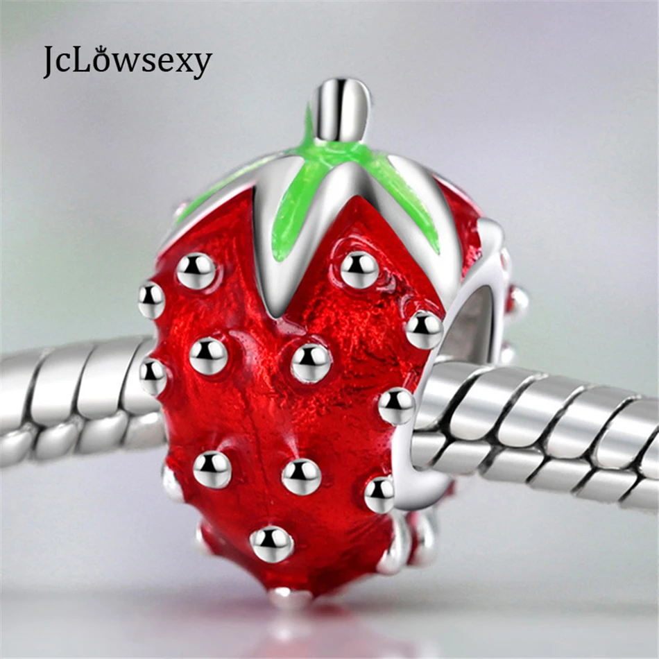 charm pandora fraise charm pandora fraise