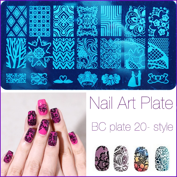 

Fashion Series Steel Nail Stamp Stamping Image Konad Plate Print Nail Art Template DIY Beautiful Crown Flowers Gift New Sale