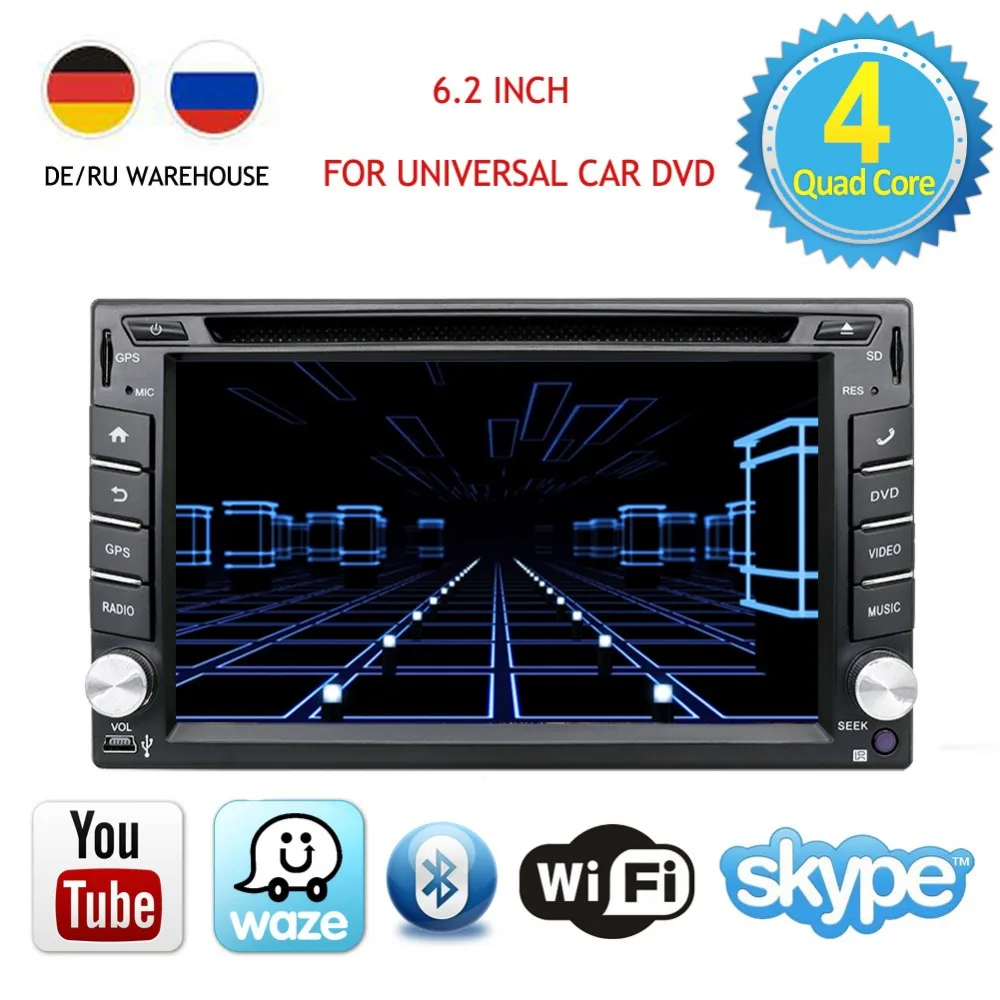 Quad Core 800*480 2 Din Android 4.4 Fit NISSAN QASHQAI Tiida Car Audio Stereo Radio GPS TV 3G WiFi dvd automotivo Universal DDR3