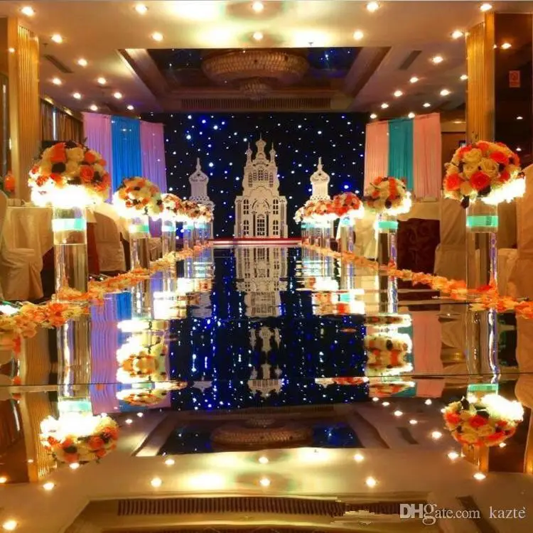 

Upscale 1 m/1.2m/1.5m 1.8m /2 m Wide gold silver Shiny Wedding Decoration Aisle Runner T Station Mirror Carpet Supplies