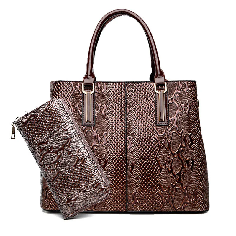 Large Capacity Pu Leather Handbag Women Patchwork Fashion Shoulder Bag Big Tote Casual Ladies Hand Bags Female Luxurious (9)