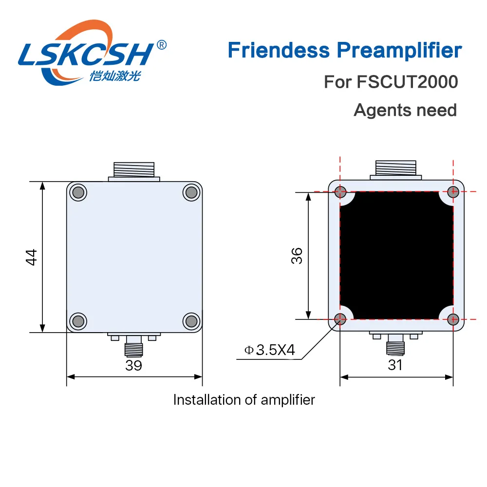 LSKCSH Friendess усилитель предусилитель Seneor для BCS100 FSCUT контроллер Precitec Raycus WSX лазерная головка на волоконный лазер Mach