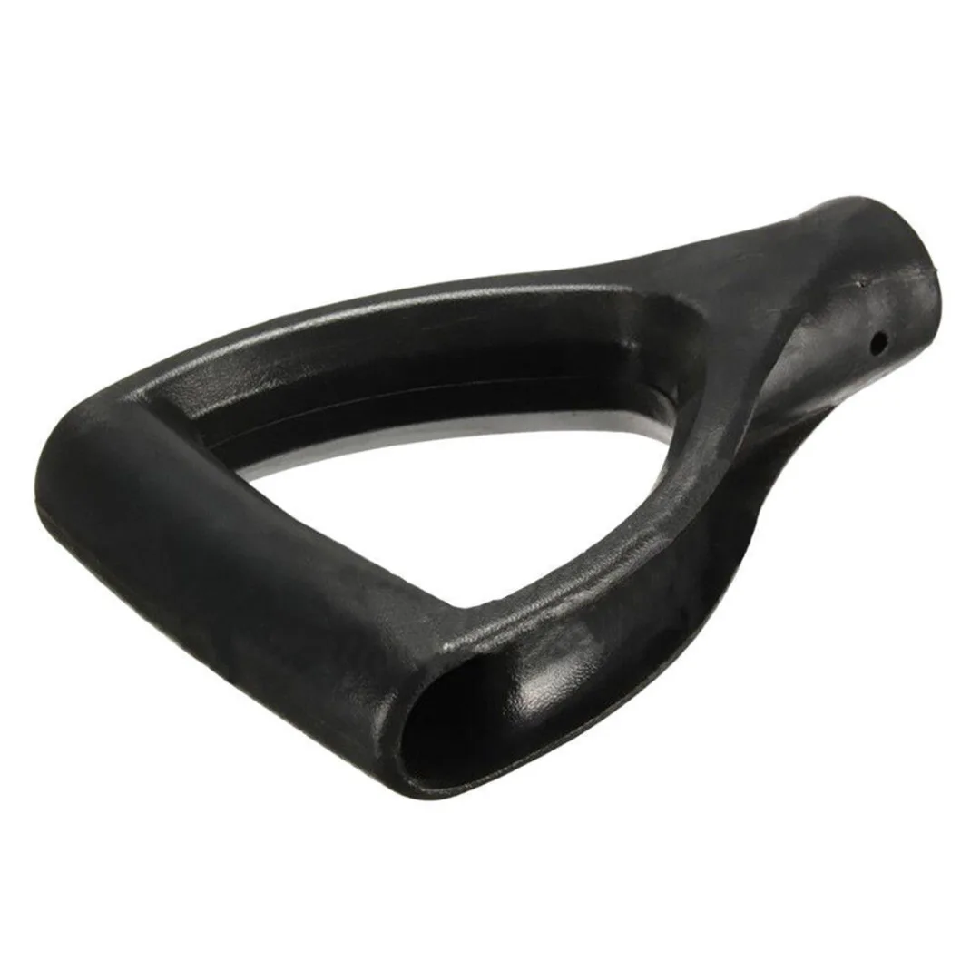 Black Plastic Replacement Snow Shovel D Grip Spade Top Handle Fork Shaft Plastic Handle For Garden Digging Raking Tools