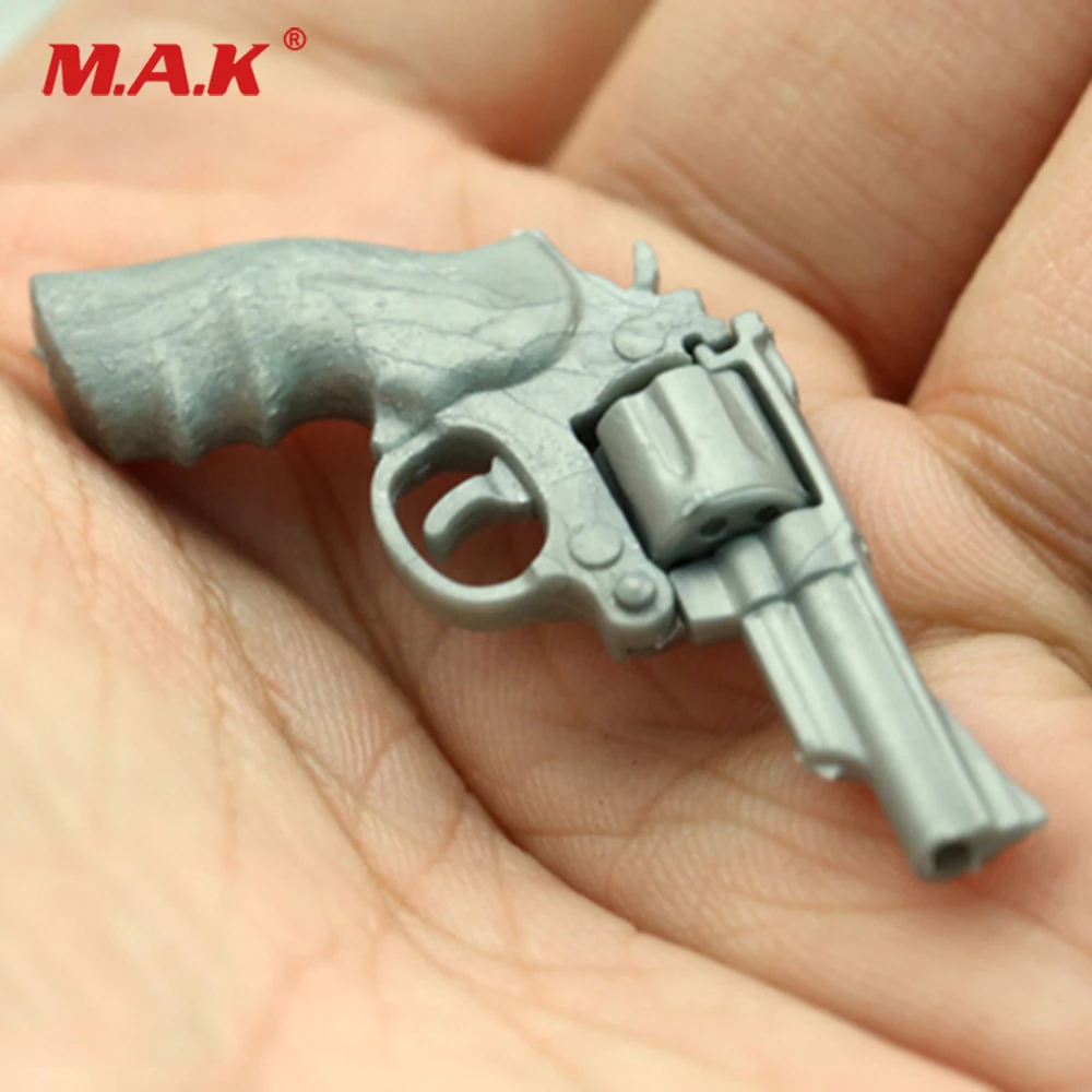 M29 Revolver Magnum Miniature Unpainted 1/6 Scale Solider Scene Accessories Weapon Model Toy 4D for 12\