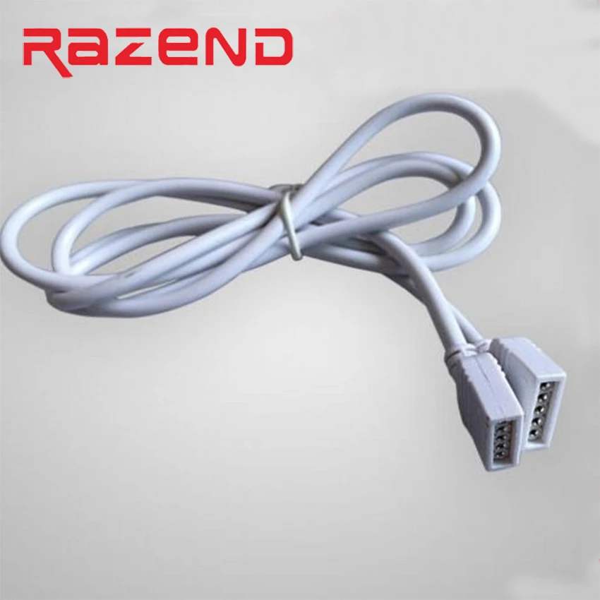 

1m 2.5m 5m 30cm RGBW Connector, 5pin RGBW Extension Cable cord Wire Connector