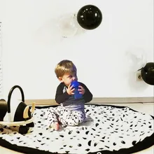 Игровой коврик круглый Лев Кролик Единорог лиса коала ползать одеяло младенческой игровой коврик игровой ковер пол ковер детский спортивный отдых декор комнаты