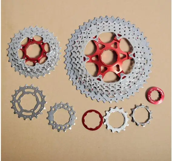 Sunracing CSMX8 11 46T скоростей MTB кассета свободного хода широкое соотношение велосипед