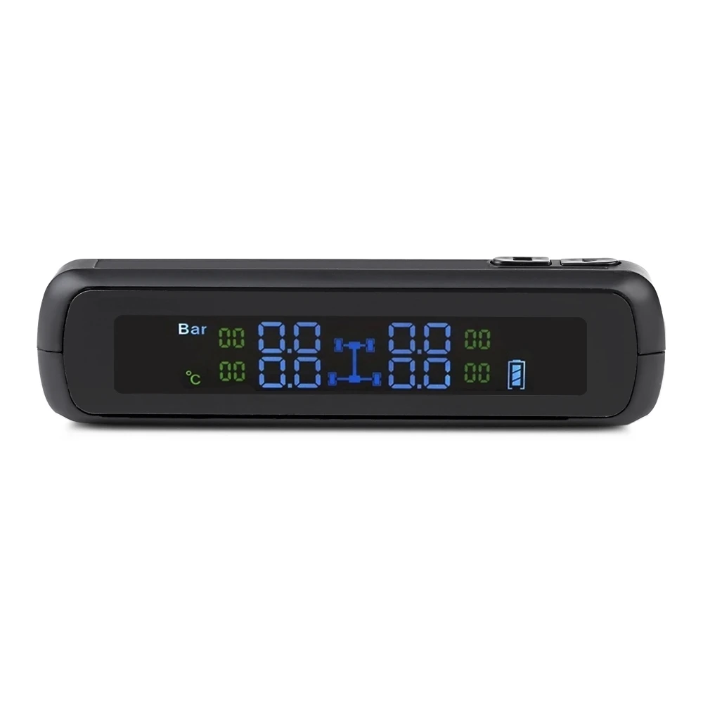 

CAREUD TPMS T881 - WF Car Tire Pressure LCD Display Monitoring System Solar Powered with 4 Wireless External Sensors Auto Alar