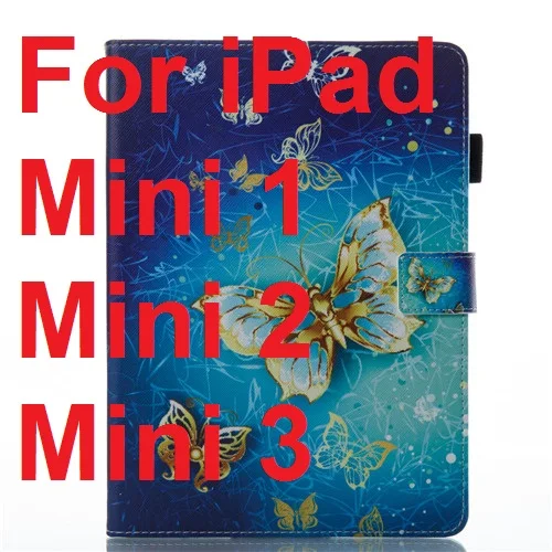 Кожаный чехол для iPad Air 12 iPad 234 iPad Mini 1234 Pro9.7 10,5 iPad 9,7 Air 10,5 - Цвет: For iPad Mini 123