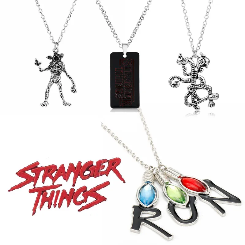 

Stranger Things 2 RUN Necklace Monster Demodog Pendants Necklaces Men Women's Necklace Fashion jewelery Trinket