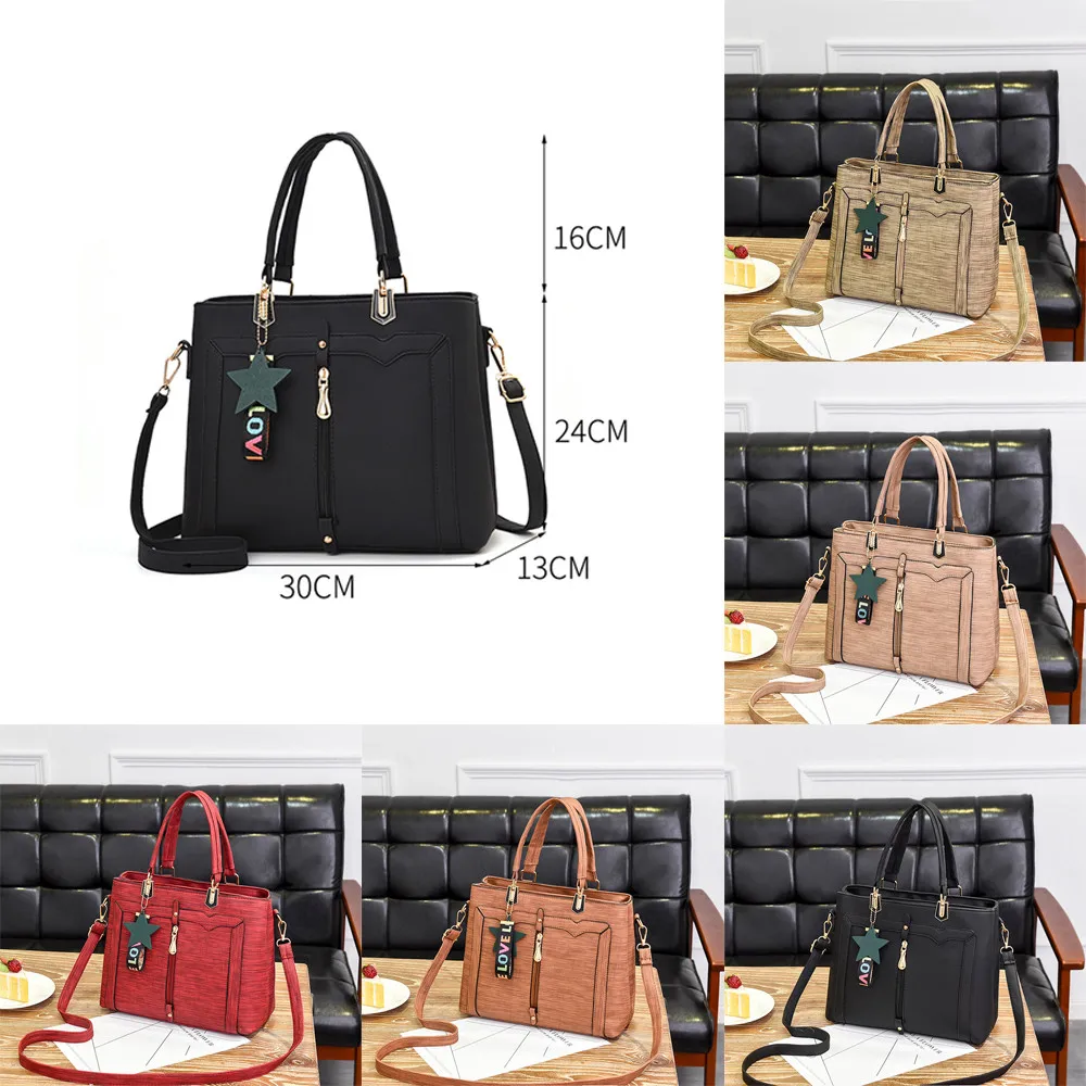 

2018 New Women Fashion Solid Star Cross-body Bag Messenger Shoulder Bag Handbag Solid color Small square package