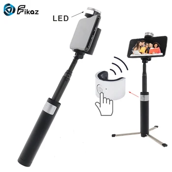 

Faikz Bluetooth Selfie Stick Portable Smart Phone Fill Light Camera Tripod with Wireless Remote for iPhone Samsung Huawei