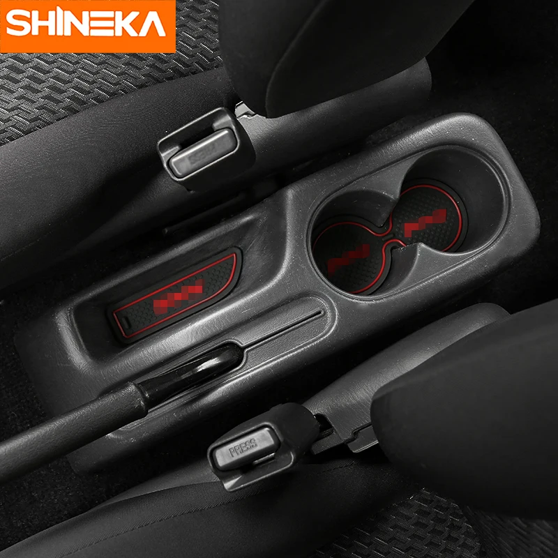 Comprar Alfombrilla de ranura para puerta de coche SHINEKA alfombrilla antideslizante para ranura de puerta almohadilla a prueba de agua para Suzuki Jimny unidad a la izquierda accesorios de coche estilo