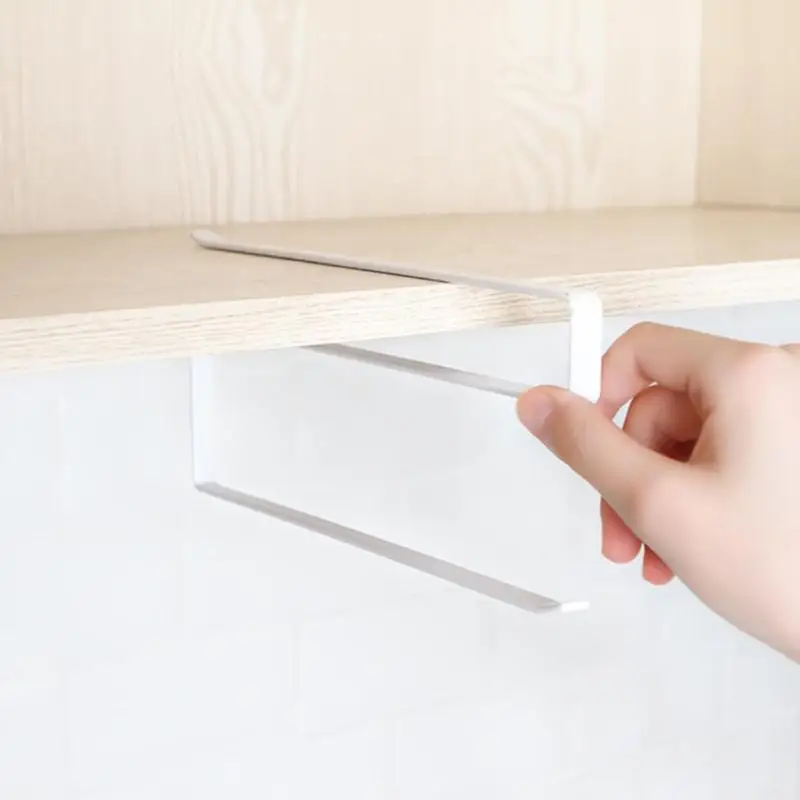 

Kitchen Paper Towel Sundries Storage Hook Type Rack Holder Home Organizer Hanging Bathroom Toilet Paper Roll Holder Towel Rack