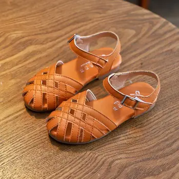 

Children Knitted Hollow-outs Sandals Size 21-30 Baby Toddler Girl Summer Beach Shoes Bohemian Style Girls Sandals