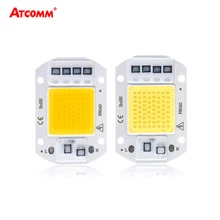 COB светодиодный светильник 20 Вт, 30 Вт, 50 Вт, 110 В, 220 В, высокая мощность, интеллектуальный диодный матричный светильник для поиска, прожектор, светильник