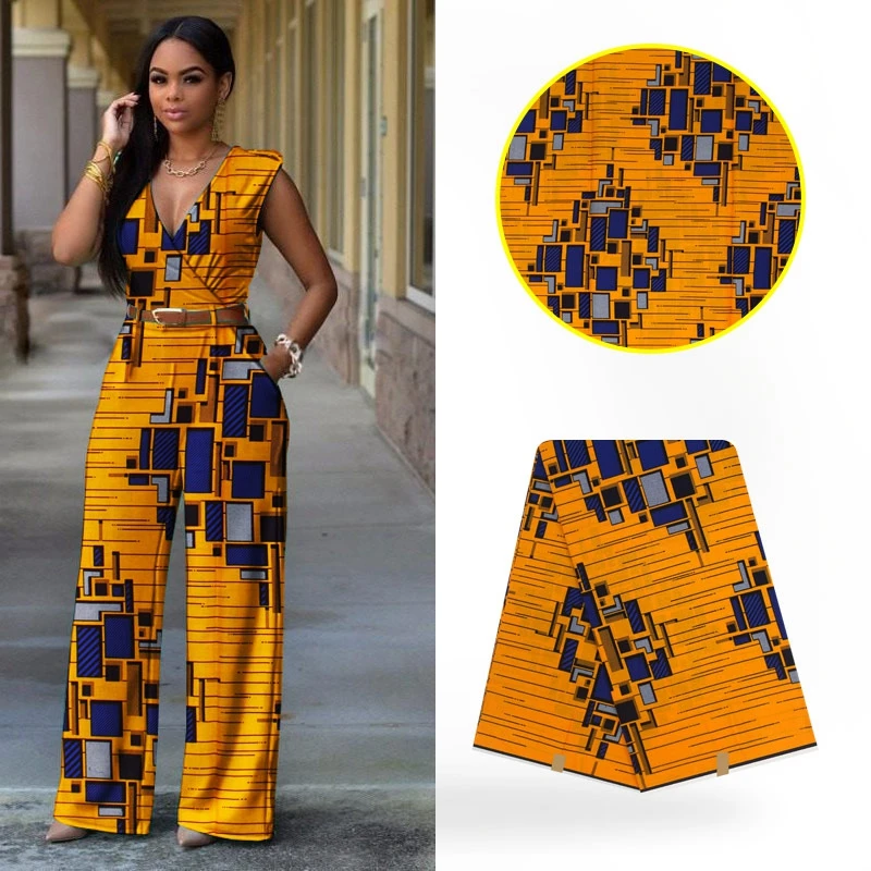 NEW DESIGN Nigerial Printed Wax 100% African Prints Fabric Cotton FOR SEWING | Дом и сад