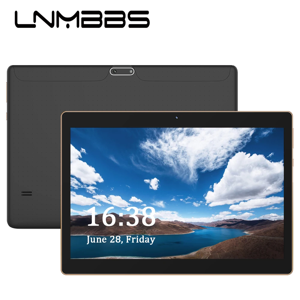 

LNMBBS K107 10.1 inch Tablet PC 3G Phone Call Phablet Google Market GPS WiFi FM Bluetooth 4GB+64GB Android 9.0 Octa Core Tablets