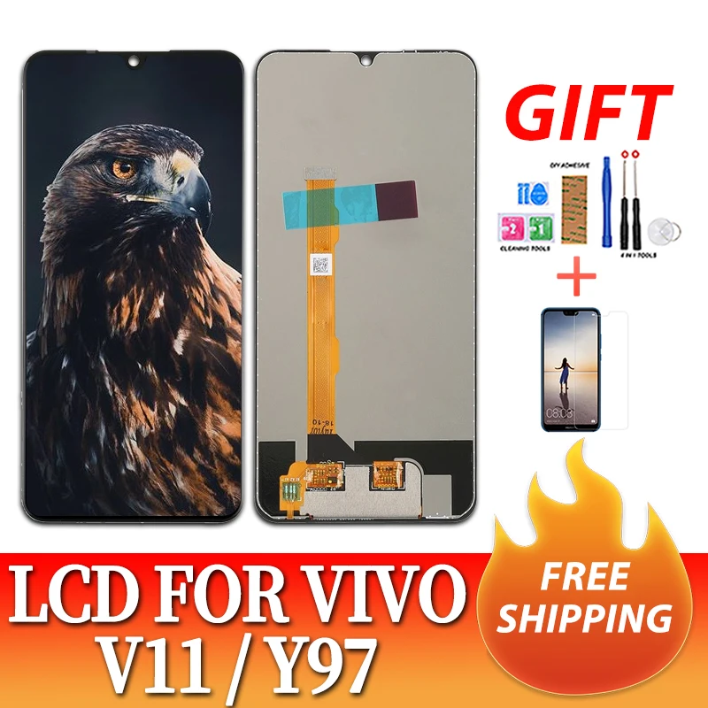 Высококачественный Дисплей 6 3 дюйма для BBK Vivo Y97 /Vivo V11 ЖК дисплей + панель