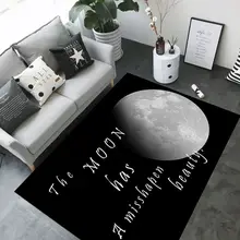 Современный минималистский гостиной мраморный полосатые коврики мягкие Нескользящие прикроватные одеяло rugs неанглийские символы полиэстеровый напольный коврик