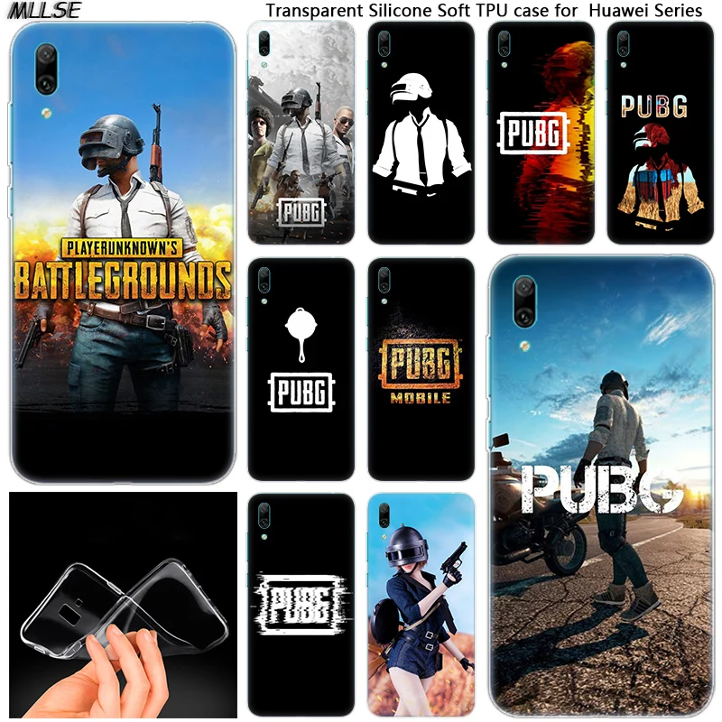 Хит продаж мягкий силиконовый чехол для игры PUBG Huawei Mate 10 20 Lite Pro Enjoy 8 9E Y6 Y5 2017 Y7 Y9 2019