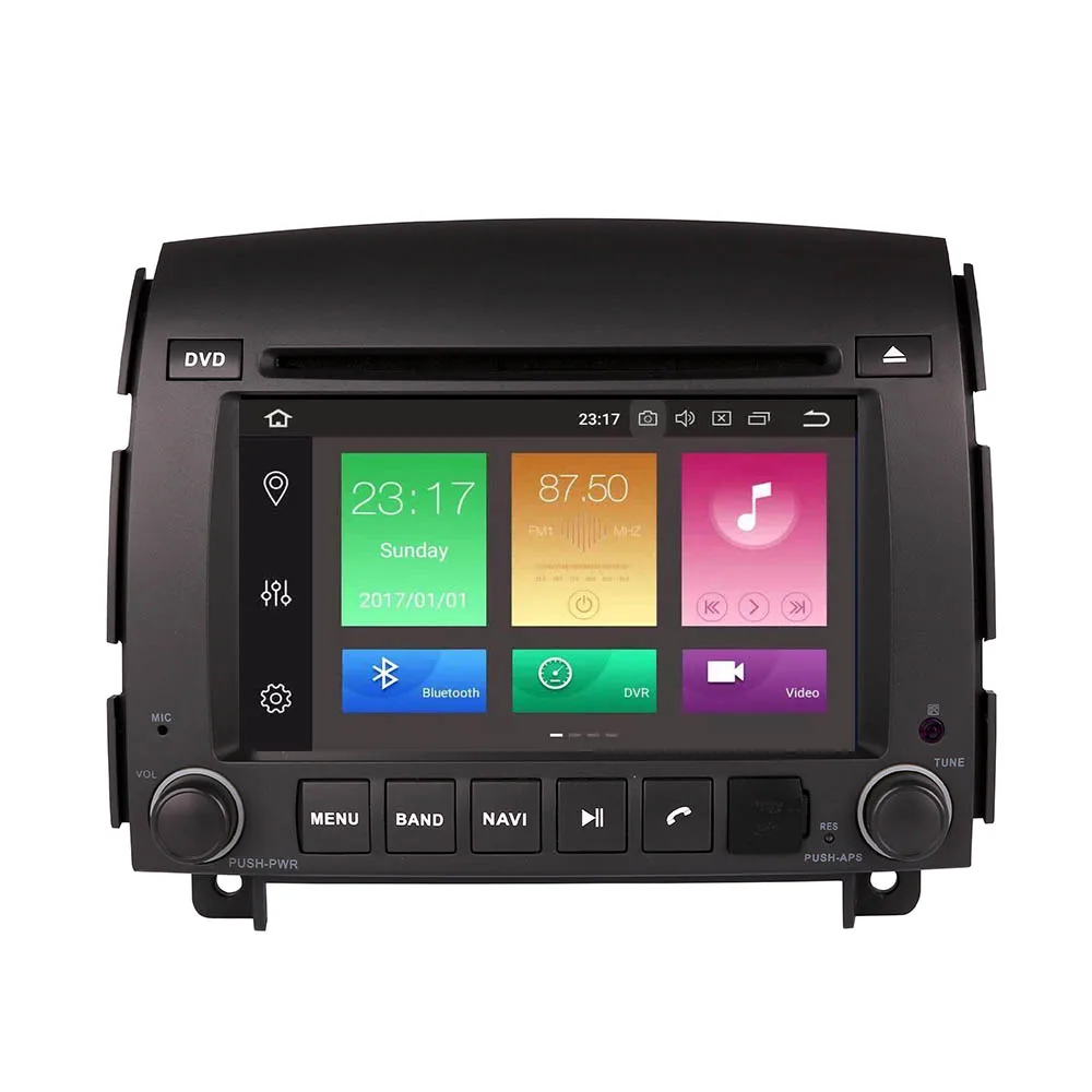 Clearance Android 9.0 8 Core 4+32GB Head Unit SatNav Navigation GPS Audio Car DVD Player Radio For HYUNDAI SONATA NF YU XIANG 2004- 2008 1