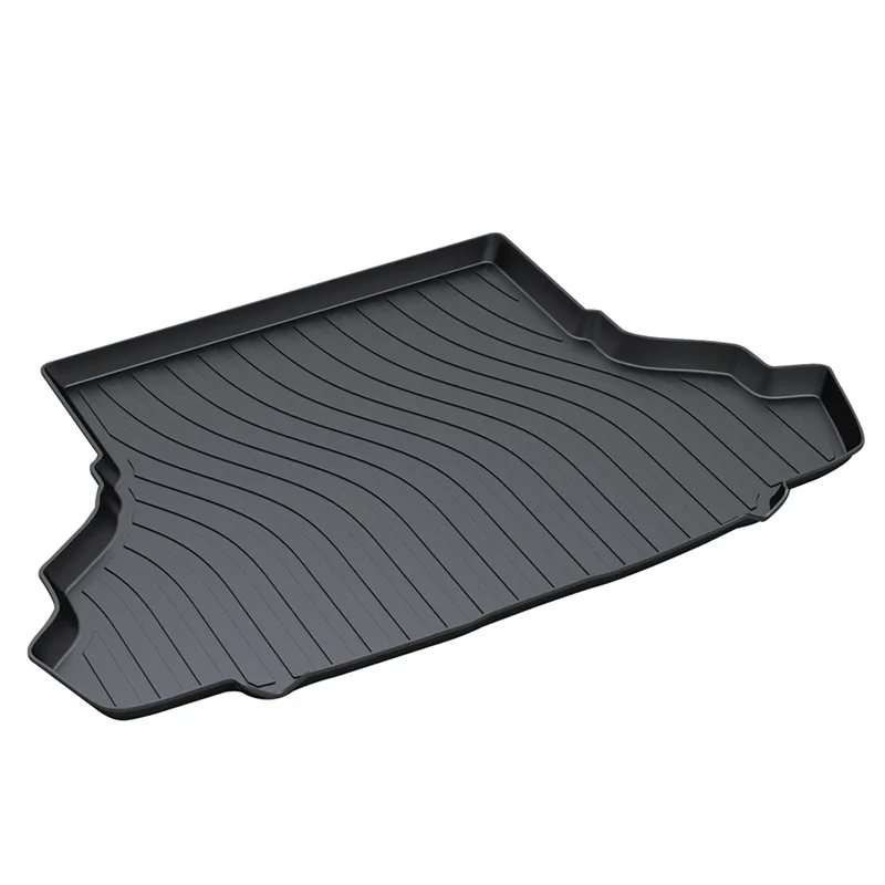 

TPO Car Trunk Mat Waterproof Anti-Slip Car & Trunk Tray Mat Protector Cover in Heavy Duty for Ford Mustang, Black