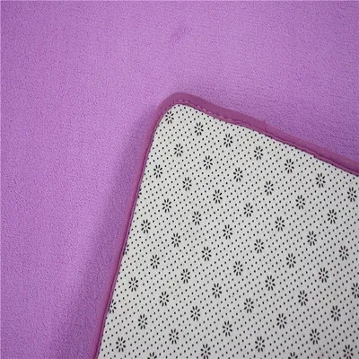Coral velvet memory cotton carpet solid color door mat non-slip absorbent living room rug bedroom stairs anti-slip carpet Coral velvet memory cotton carpet solid color door mat non-slip absorbent living room rug bedroom stairs anti-slip carpet