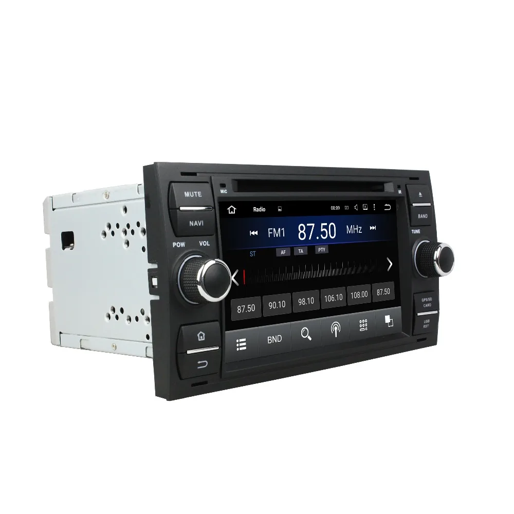 Discount KLYDE 7" 2 Din Android 8.1 Car Radio For Ford FOCUS Mondeo S-MAX C-MAX Galaxy Fusion Car Audio Multimedia Car Stereo Mirror link 3