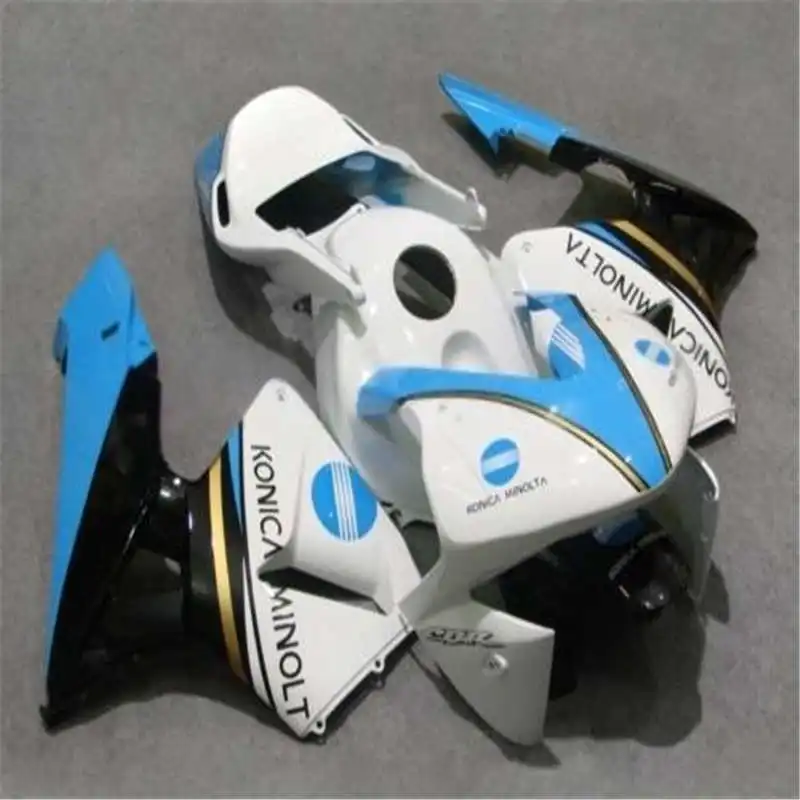 

H-ABS Fairing Blue white black For CBR600RR 03-04 CBR600 RR F5 Glossy blue CBR 600RR 600 RR 03 04 2003 2004
