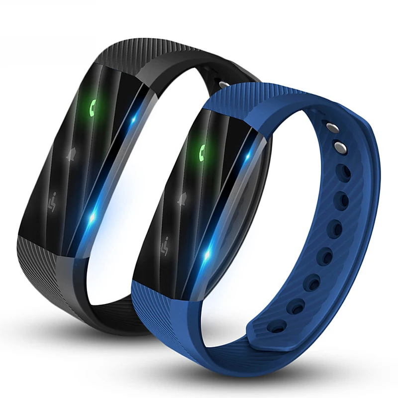 New ID115Lite Smart Bracelet Fitness Tracker Step Counter Activity Monitor Band Alarm Clock Vibration Wristband pk