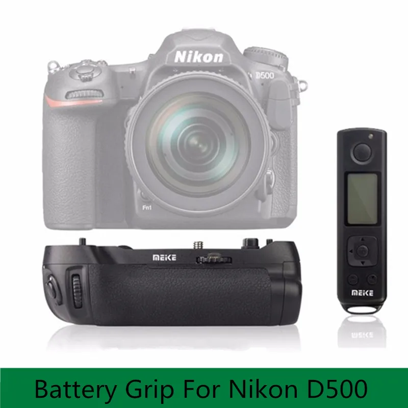 Сменный аккумулятор Meike для камеры Nikon D500 встроенный 2 4 ггц FSK с пультом