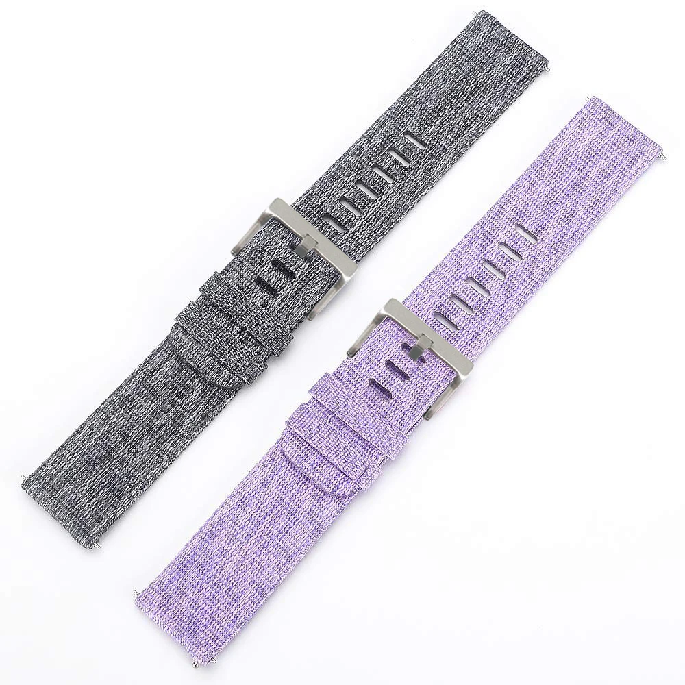 22 мм тканый текстильный ремешок для часов Ремешок Для Xiaomi Huami Amazfit PACE Смарт-часы модный нейлоновый манжет ремешок винтажный ремешок для наручных часов