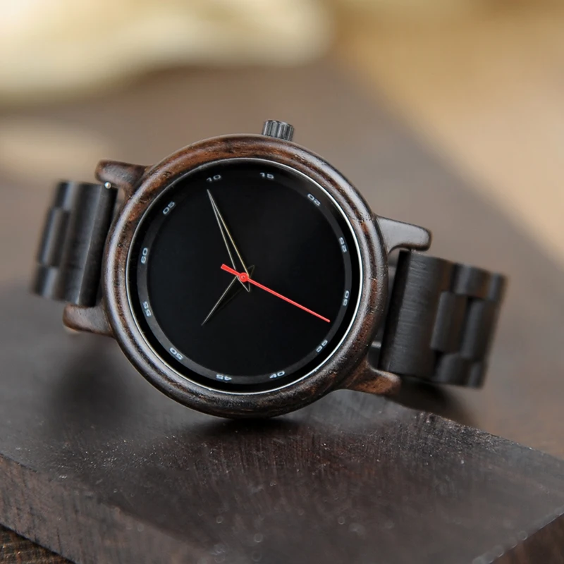BOBO BIRD LP10 Black Men Wooden Watches Miyato 2035 Quartz Movement Ebony Saat Erkek Manufacture Aliexpress Suppliers