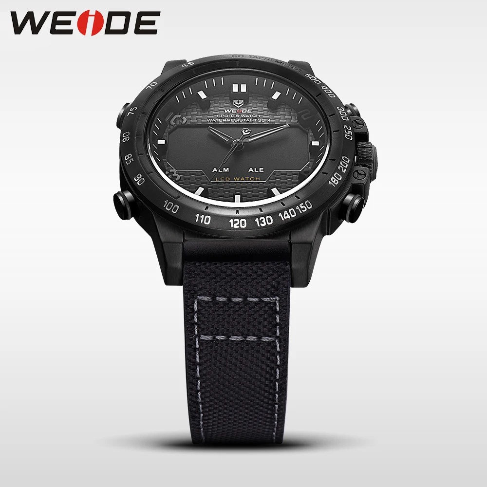WEIDE оригинальные нейлоновые часы мужские брендовые Роскошные спортивные