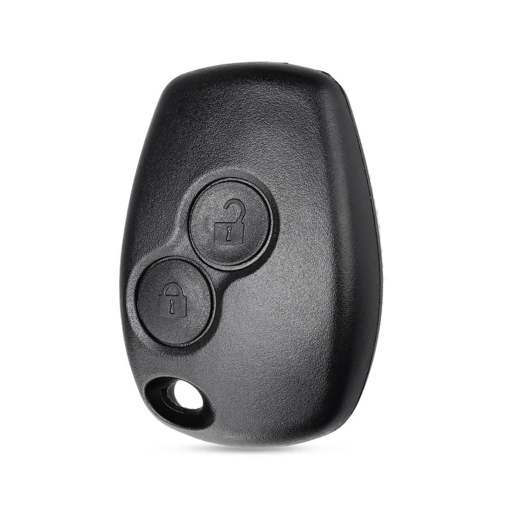 KEYYOU 2 кнопочный ключ автомобиля оболочки дистанционного Fob чехол для renault dacia Modus Clio 3 Twingo Kangoo 2 Замена без лезвия