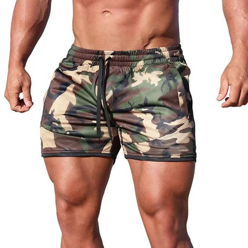 Новые мужские шорты для фитнеса летние дышащие быстросохнущие Спортзалы, бодибилдинг шорты для бега узкие спортивные штаны дропшиппинг