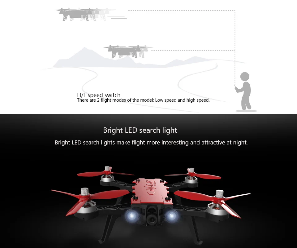 MJX B8Pro RC Drone Quadcopter Brushless With 2204 1800KV Motor 3D Flips Remote Control Drone Toy Aircraft 5.8G PFV Goggle Drone (11)