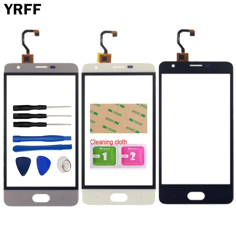 

Mobile Phone Touch Front Glass For Ulefone U008 Pro Touch Screen Digitizer Panel Glass Tools Free Protecotr Film + Adhesive