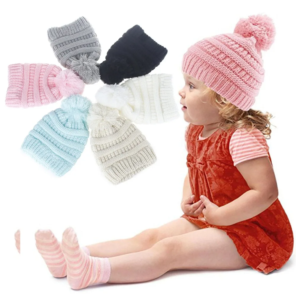 Buy Puseky 2017 Pom Children Winter Hat For Girls Hat
