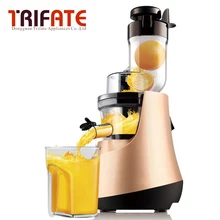 220 В 50R/мин большой рот бытовая шнековая экструзии сок машина Электрический фрукты сок машина медленно Нержавеющая сталь соковыжималка