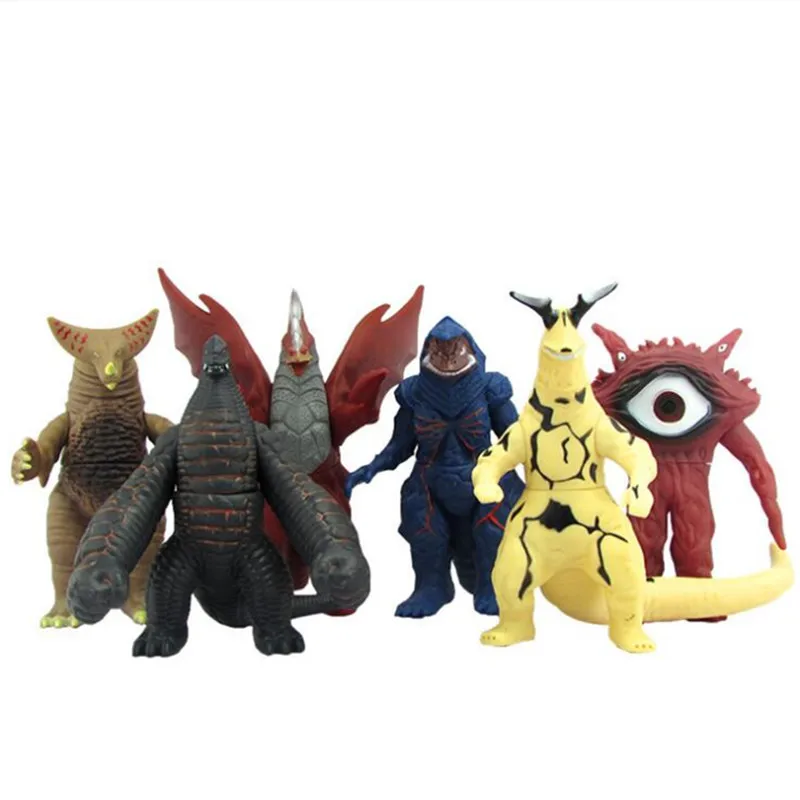 

1PC 20-14CM Large size soft gelatin monster toy Superman Airey Wang Meier Baga Don action monster collection Boy Birthday Gift