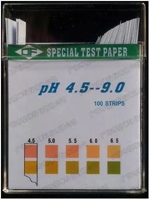 

50Bags/Lot a level 0.5 PH Test Paper PH4.5-9.0 100Strips/Bag Universal Test Paper Strips urine and saliva Body acid-base balance