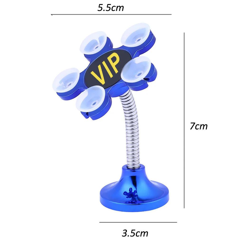 Подставка на присоске для телефона, вращающийся на 360 градусов, металлический цветок, Волшебная присоска, держатель для мобильного телефона, Автомобильный кронштейн, крепление, совместимое 5,8
