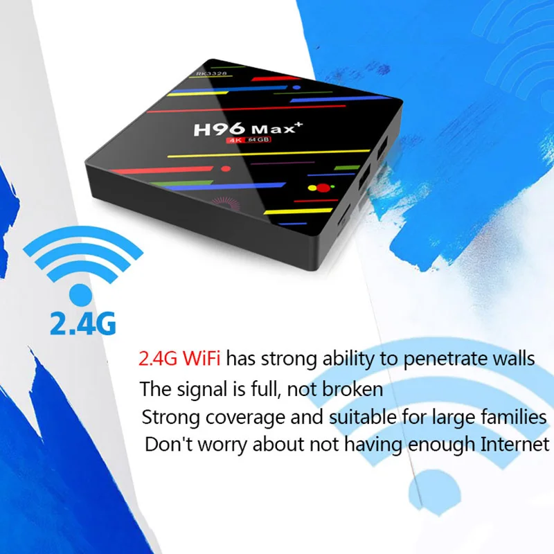 H96 Max плюс Tv Box Android 8,1 4 Gb 64 Gb Смарт Декодер каналов кабельного телевидения Rk3328 4 ядра 5G Wi-Fi 4 K H.265 Media Player H96 Pro H2 Pk X96