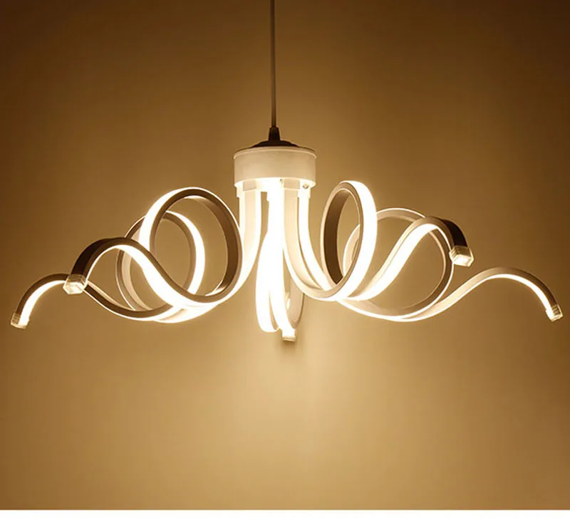 

Fashion acrylic pendant lamp industrial pendant light pendentes para sala de jantar suspension luminaire design lustre pendente