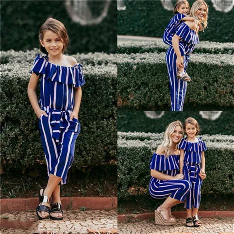 Платья для мамы и дочки одежда платье родителей детей семейные одинаковые наряды